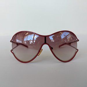 Marc Jacobs red aviator sunglasses